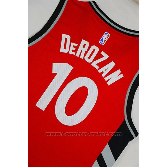 Maglia Toronto Raptors DeMar DeRozan #10 Rosso